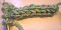 Rope knitting Stockinette Stitch