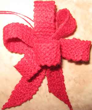 Big, Fancy Hand-knit Bow