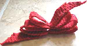 knitted bow