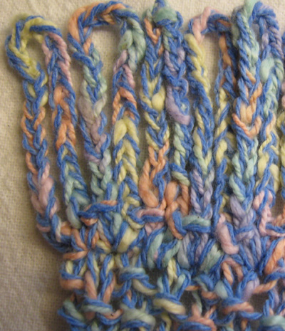 Crochet Easy Chain Stitch Loop Fringe