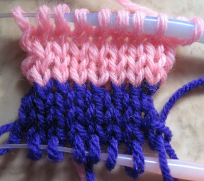 Knitting from the middle out